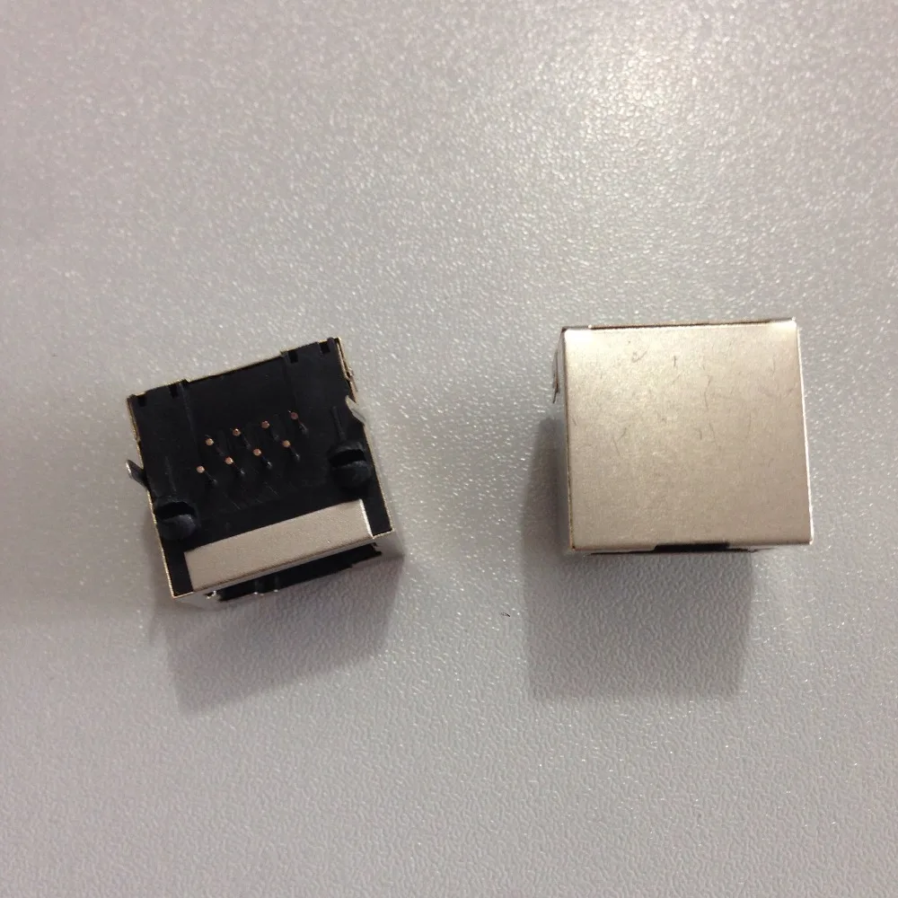 Computer LAN 8P8C RJ45 PCB Jacks Female Connectors 5 Pcs