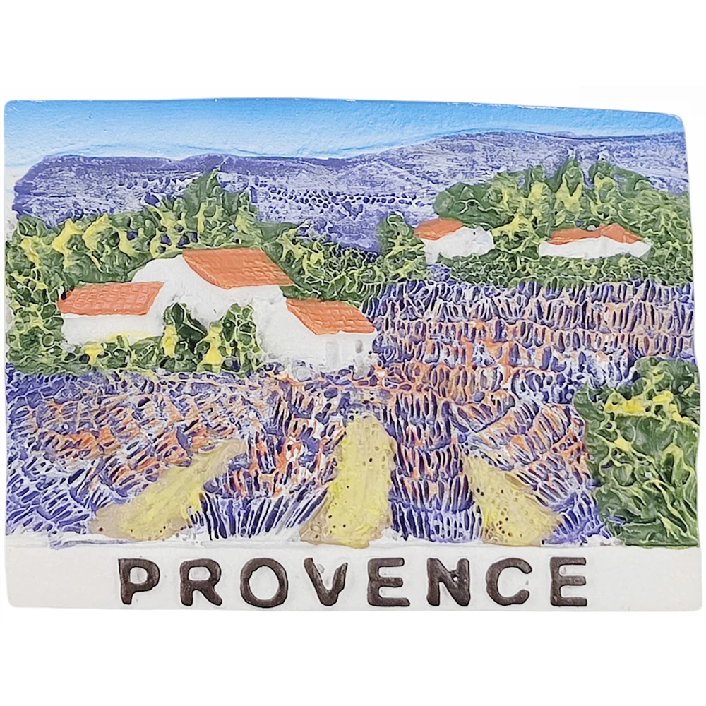 3D Provence France Fridge Magnet Souvenir Gift Resin Refrigerator Magnetic Sticker Collection Home Decoration