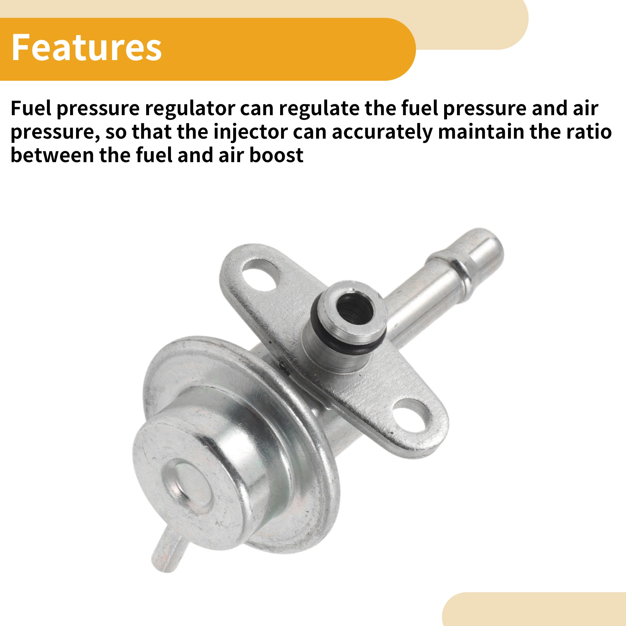 منظم ضغط الوقود UXCELL لنيسان سنترا 91-94 رقم 2267038U00 معدني 20-70 رطل لكل بوصة مربعة #4