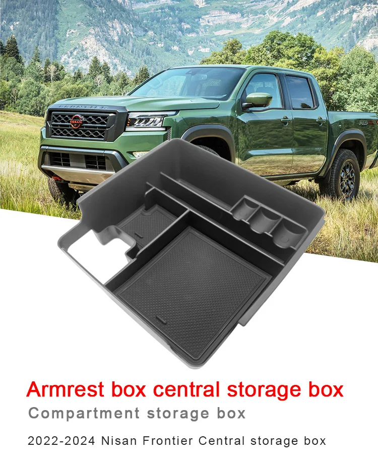 

For Nissan 22-24 Frontier border modified central compartment armrest box storage box storage box