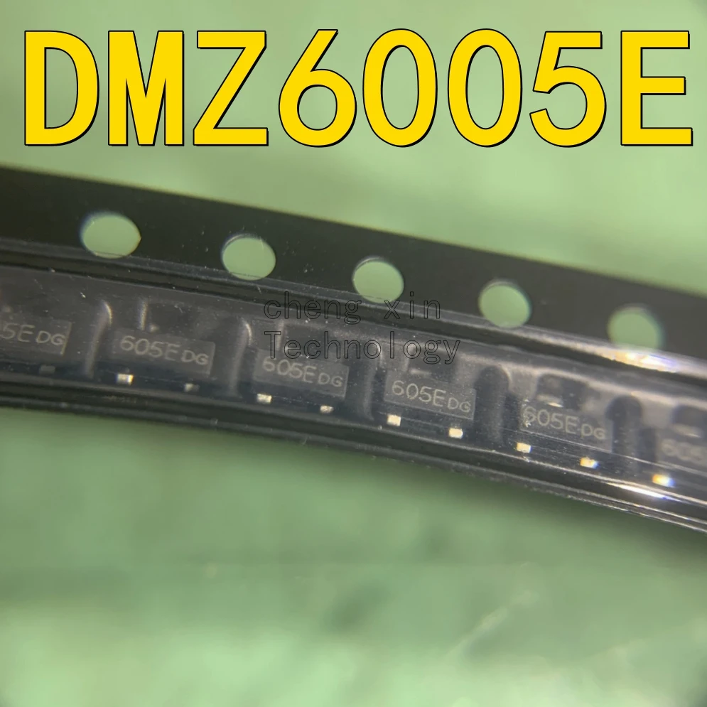 DMZ6005E 50PCS 5PCS 100PCS Field Effect Tube (MOSFET) New and Original silkscreen:605E N-Channel Voltage:600V Current:20mA