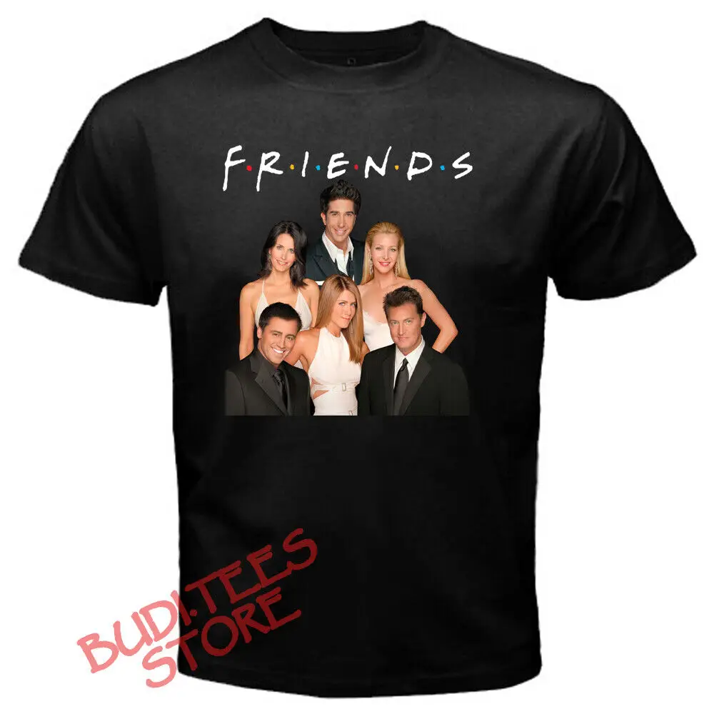

FRIENDS TV Show Men's Black T-Shirt Size S-5XL