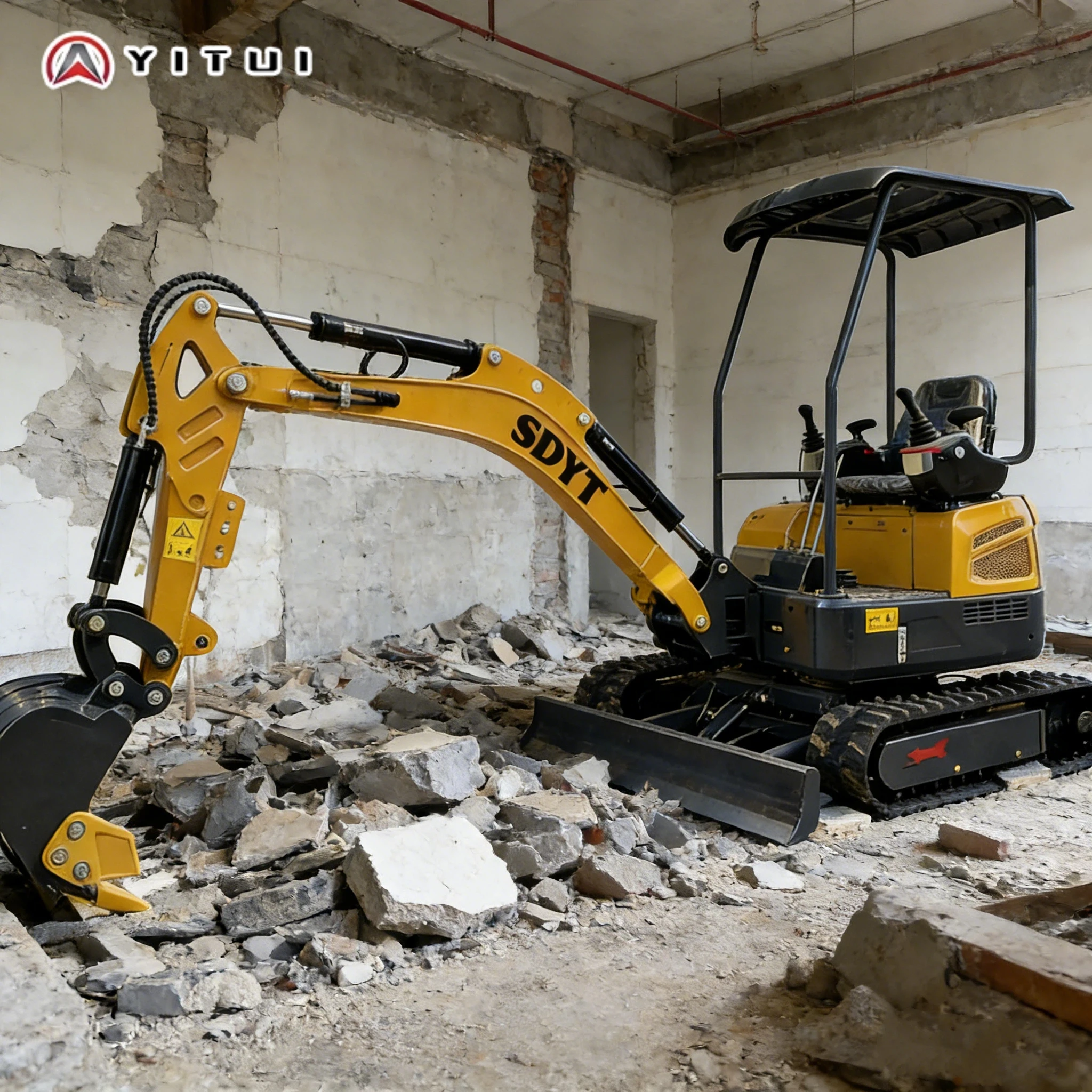 

2026 China Factory 2.0-Ton Mini Excavator With Optional Engine Customized With Cab And Multiple Auxiliary Tools