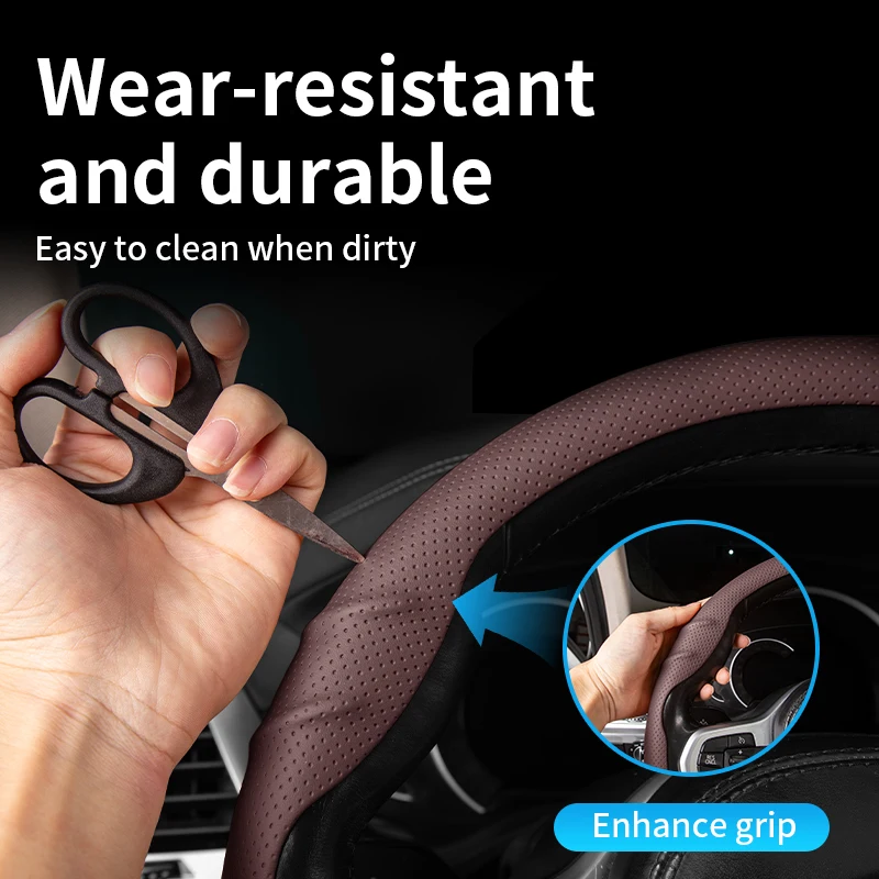 

Подходит для BMW 1 серии E81-E82-E87-E88-F20-F21-F40-F70. Легко устанавливается. Высококачественная накладка на руль из кожи наппа.