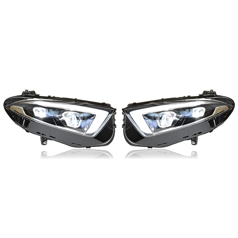 

Rolfes 2x For Mercedes Benz CLS Headlight C257 W257 2018-2023 Full LED Projector Front Lamps Auto Accessories DRL Plug And Play