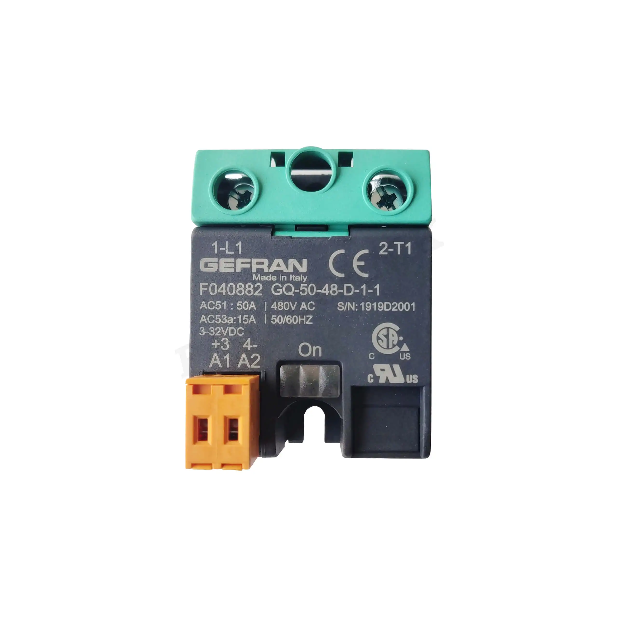 

New original genuine GEFRAN, copper base solid state relay GQ-50-48-D-1-1