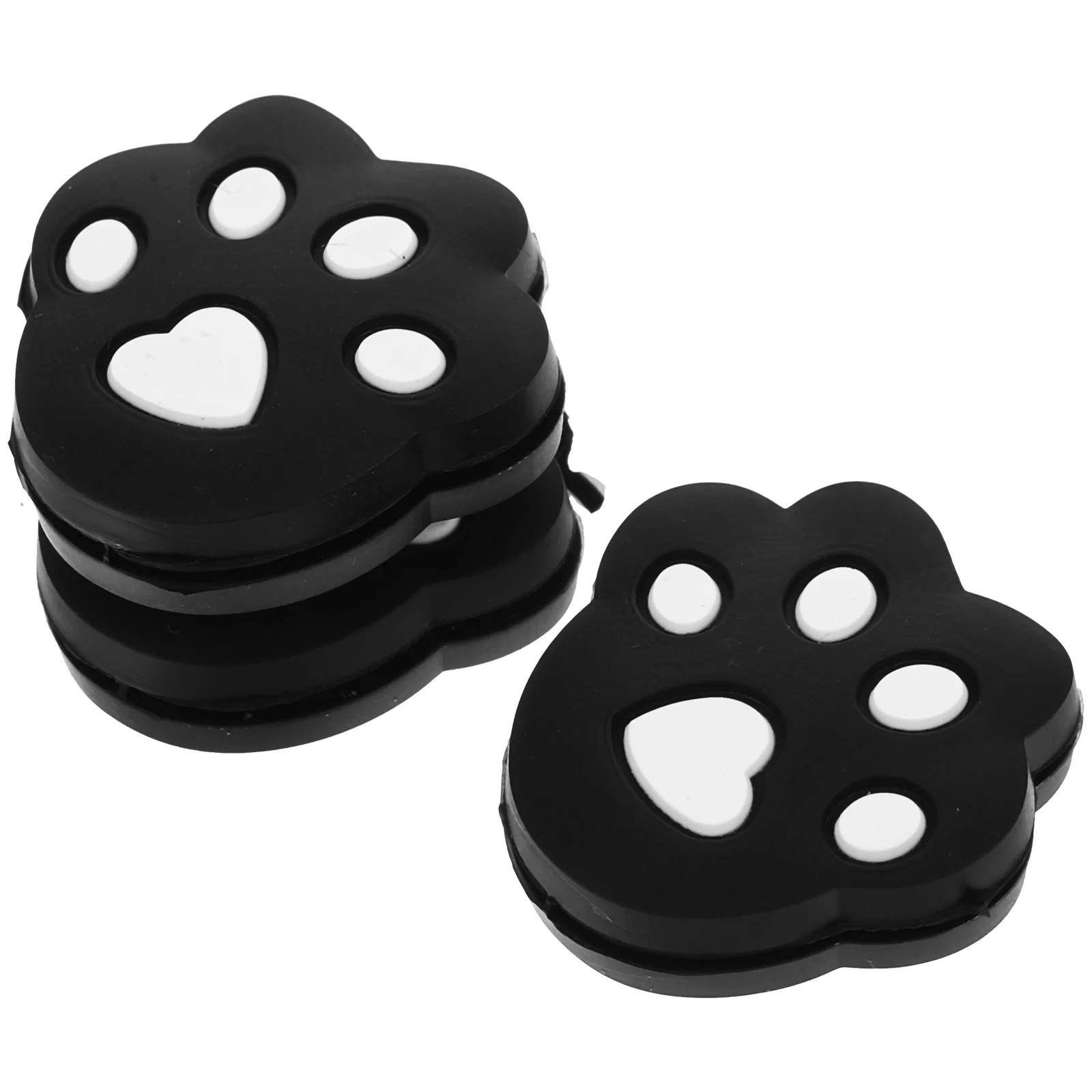 3 Pcs Tennis Rackets Shock Absorber Vibration Dampener Paw for Black Racquet Unique Dampers Man