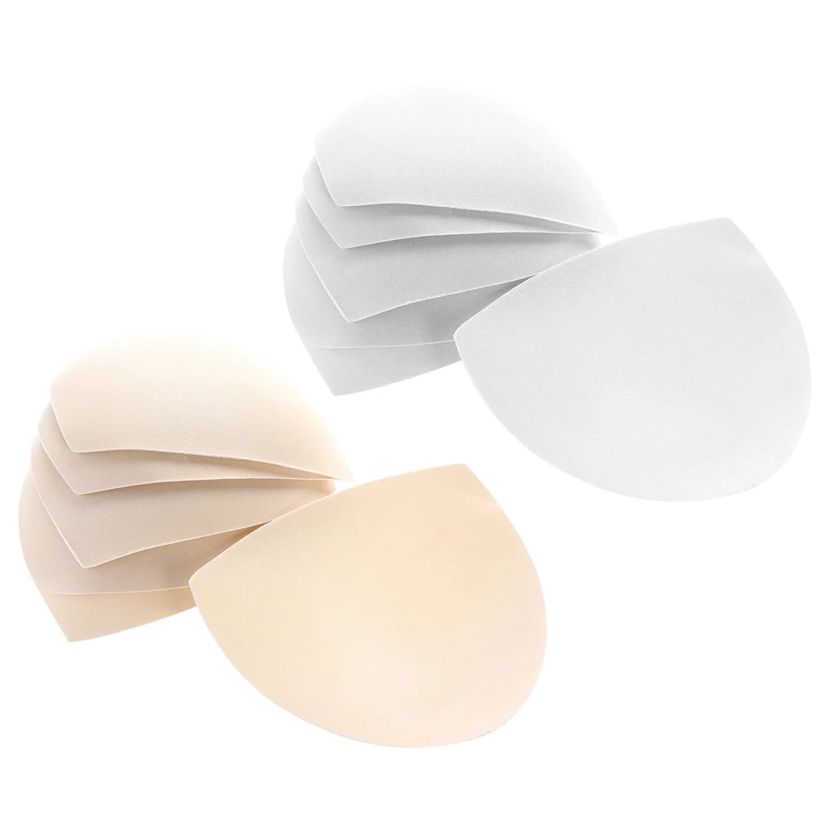 

6 Pairs Breast Pad Bra Straps Silicone Pads Cups Bras Without Underwire Inserts Push Underwear Liner