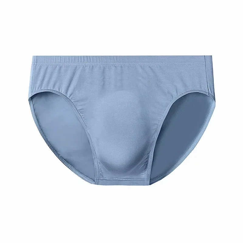 

Мужские сексуальные трусы со средней посадкой, высококачественное модальное нижнее белье с 3D выпуклым мешочком, однотонные дышащие трусики, мягкие удобные трусы Homme