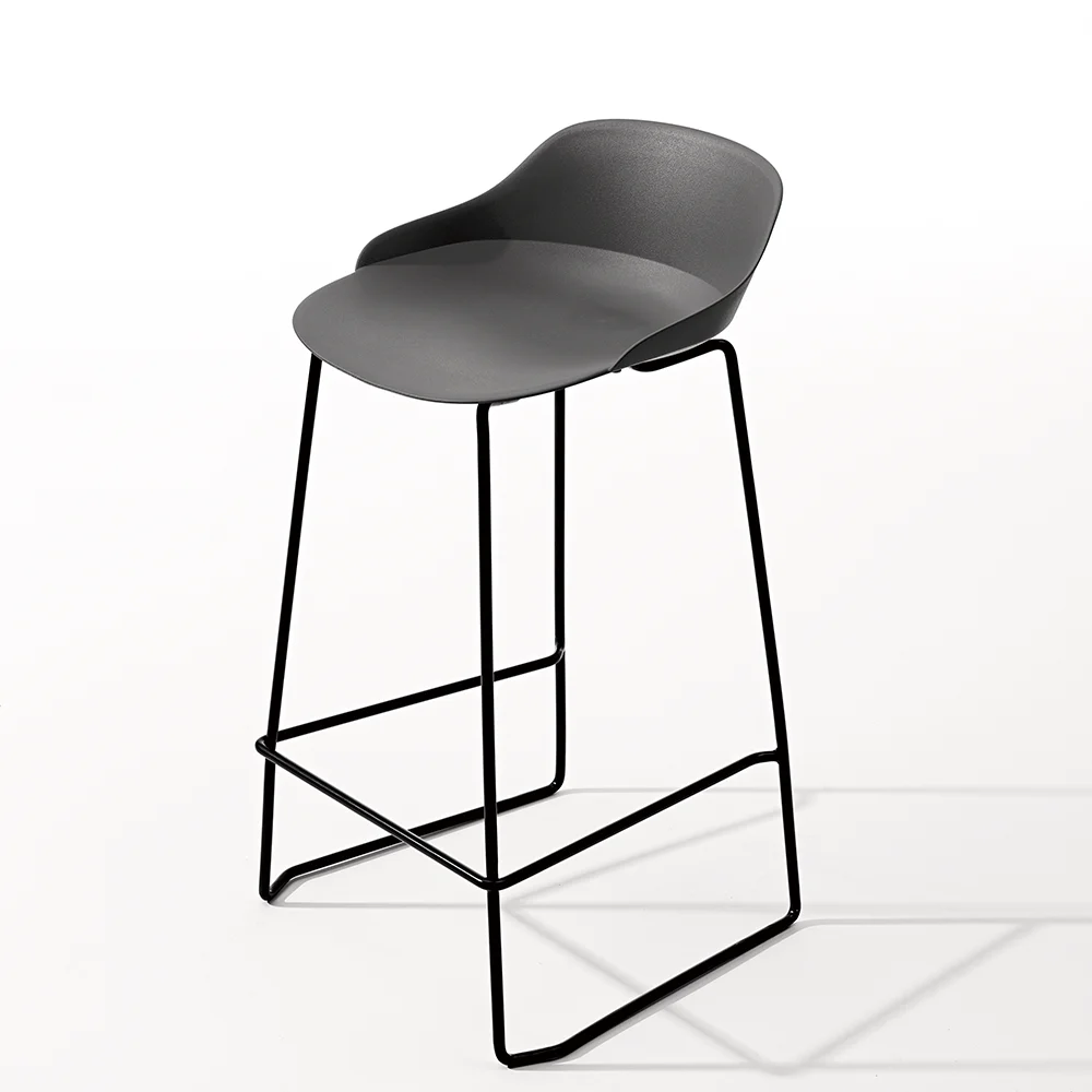 xx-Strong Modern High Bar Stool Counter  Chair With Metal Legs Price