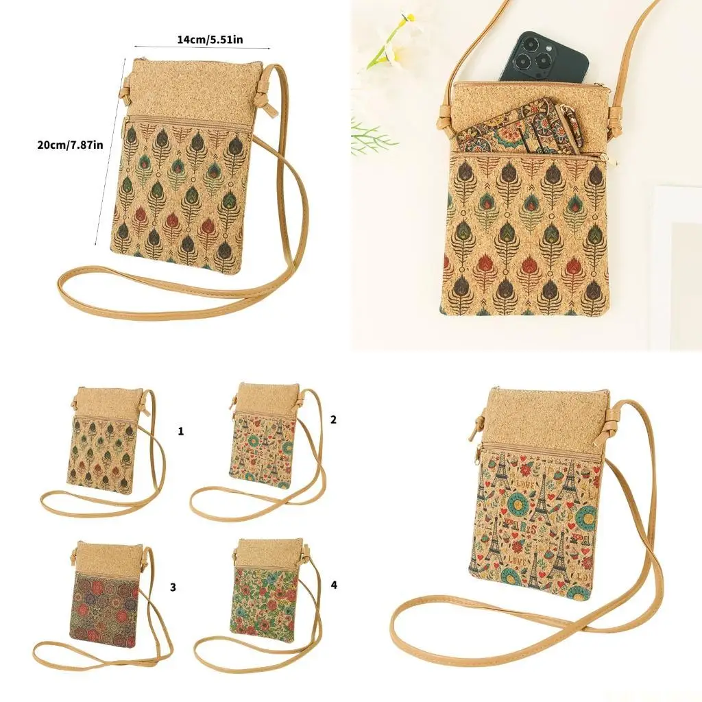 

X90D Women Bag Small Crossbody Bag Flower Print Shoulder Bag Phone Bag Stylish Bag Ladies Coin Purse for Everyday