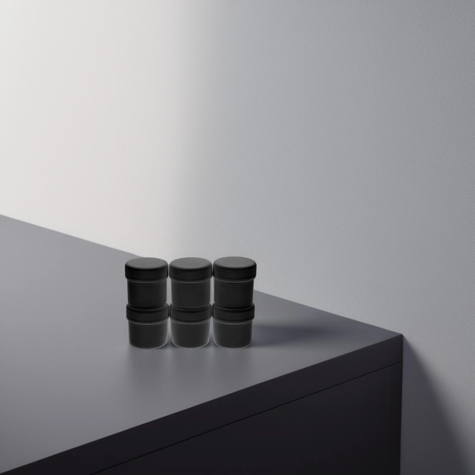 

6pcs Plastic With Lids Leakproof Reusable Storage Buckets 30Ml Portable Color Mixing Buckets Sealed Containers For Paint