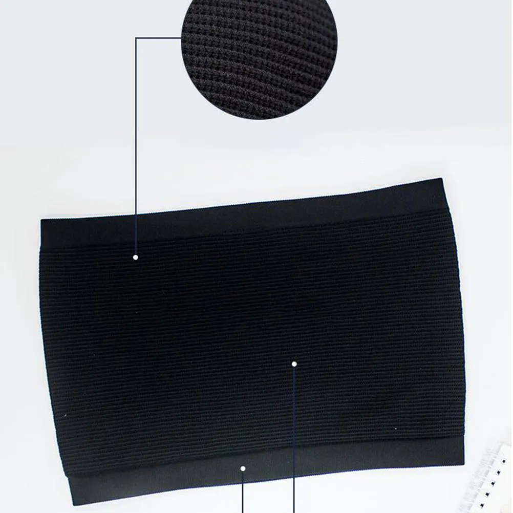 

Mens Breathable Waist Trimmer Belt Comfortable Elastic Tighten Fitness Slimming Black Size M Ergonomic Design Perfect Fit