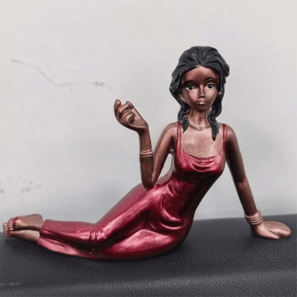 Handcrafted Incense Stick Holder Resin Elegant Women Figurine Incense Burner Creative Modern Abstract Incense Burning Tray