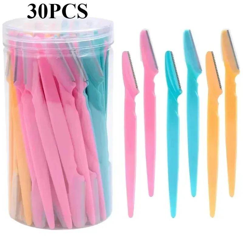 

Бритва для бровей и бритва для лица для женщин, многофункциональные отшелушивающие инструменты для дермапланирования с прецизионной крышкой, безопасная красота, новинка