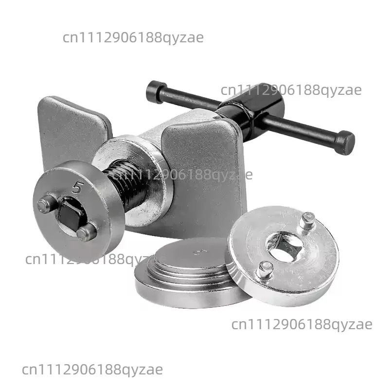 Brake pump adjustment tool, caliper piston reset disassembler