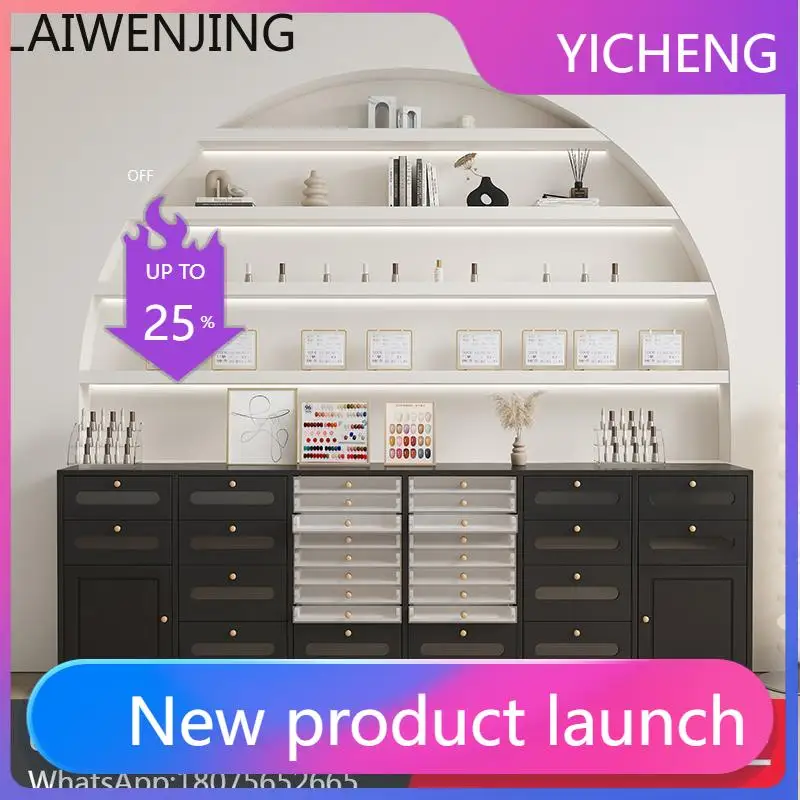 

LYY manicure cabinet storage display floor locker drawer type