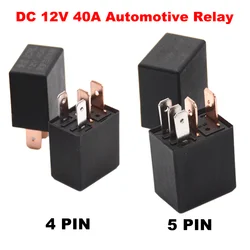 DC 12V 40A Rated Current Car Automotive Alarm Relay 1NO 1NC SPDT 4/5 Pins for Auto Electrical System