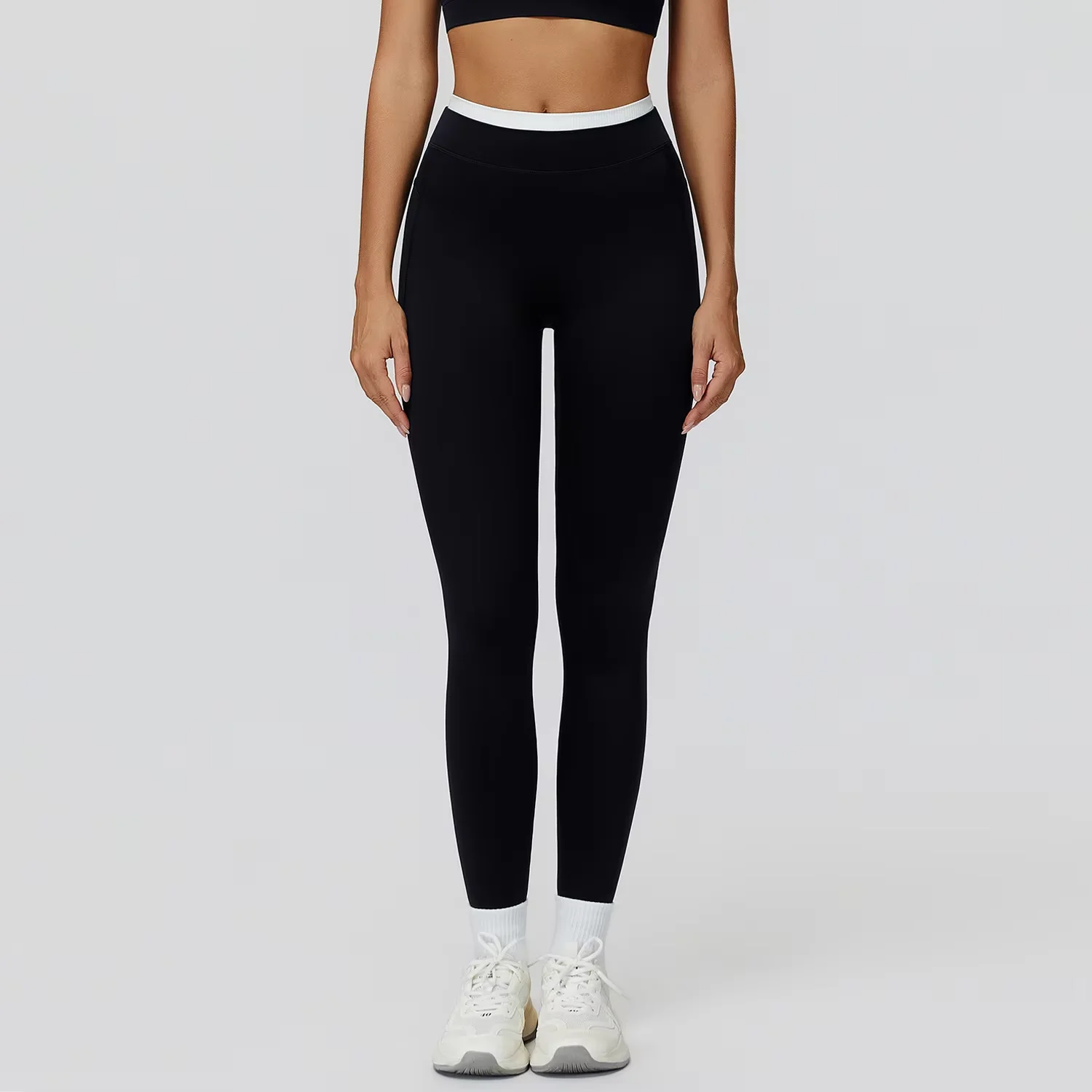 Women's High Waist Full-Length Yoga Pants-Sweat-Wicking Four-Way Stretch Breathable Lightweight Workout Pants Plus