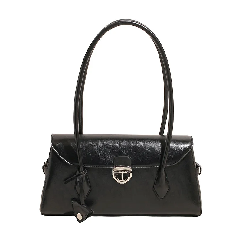 حقيبة يد نسائية كلاسيكية لعام 2025، محفظة كتف كروس ذات سعة كبيرة من الجلد الطبيعي متعددة الاتجاهات، حقيبة عمل أنيقة كلاسيكية للمكتب #5