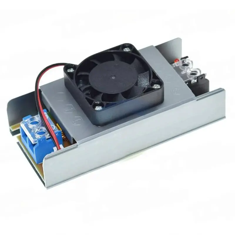 AS95-12V To 220V Inverter Module With Cooling Fan Mental Shell DC AC Boost Transformer For Household Appliances Battery Power