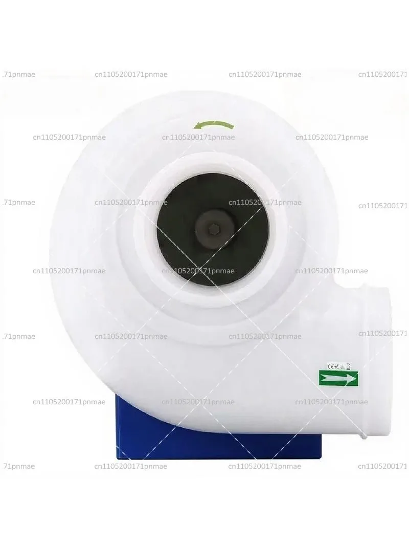 MPCF-200-B2T Fume Hood Exhaust Fan, Plastic Blades, Duct Mounted Fan for Corrosive Air, Lab Ventilation System