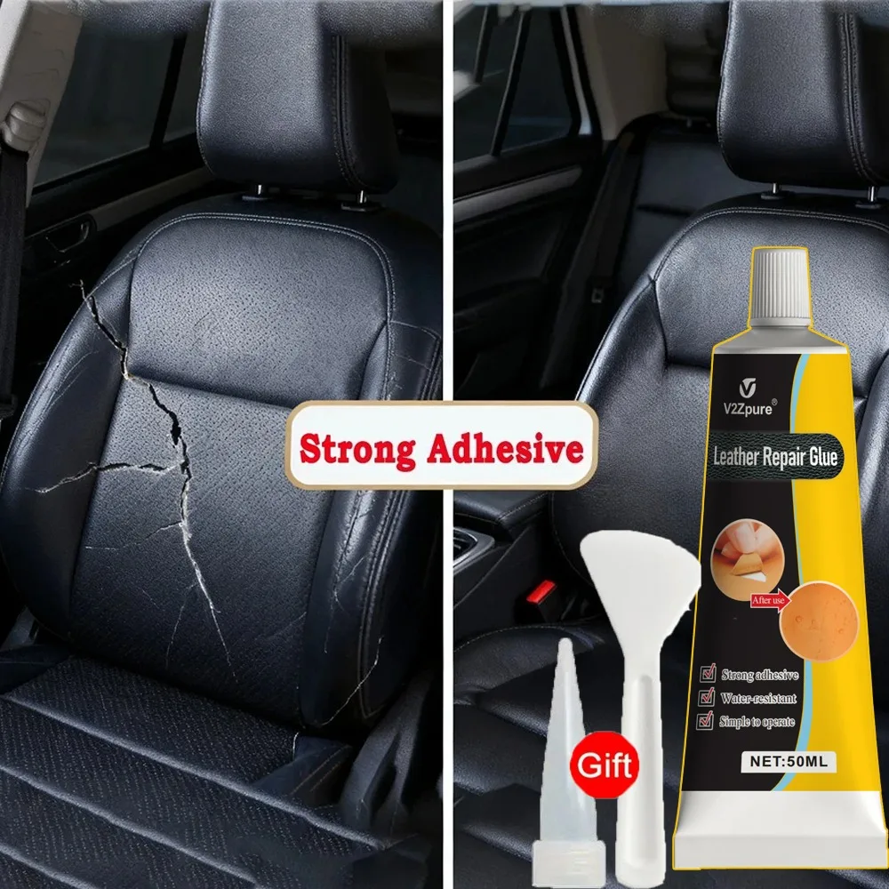 Leather Repair Glue Adhesive Strong for Car Seats Steering Wheel Sofa Clothing & Shoes Quick Dry Sealing & Repair Agent Bond Gel