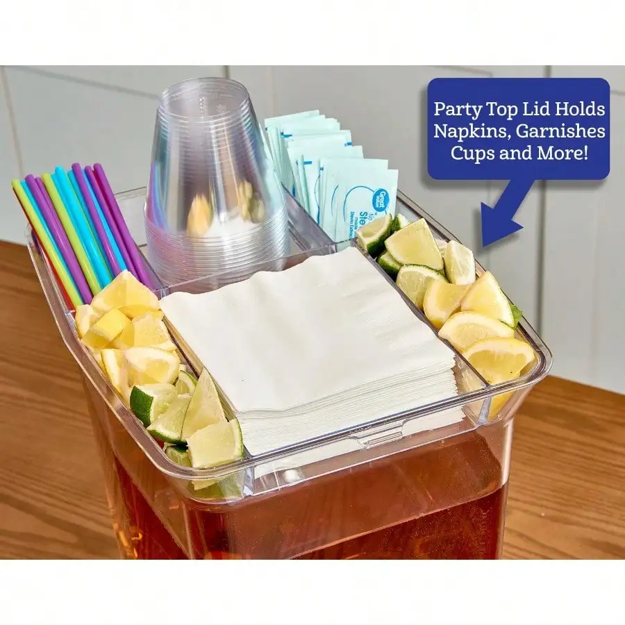 Dozownik do napojów o pojemności 2,5 galona z tacką ociekową