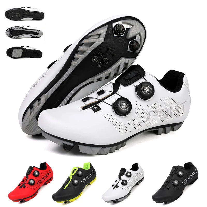 Atmungsaktive MTB-Schuhe für Herren und Damen, Trail-Mountainbike-Schuhe, Sport-Rennradschuhe, SPD-Pedal-Fahrradschuhe