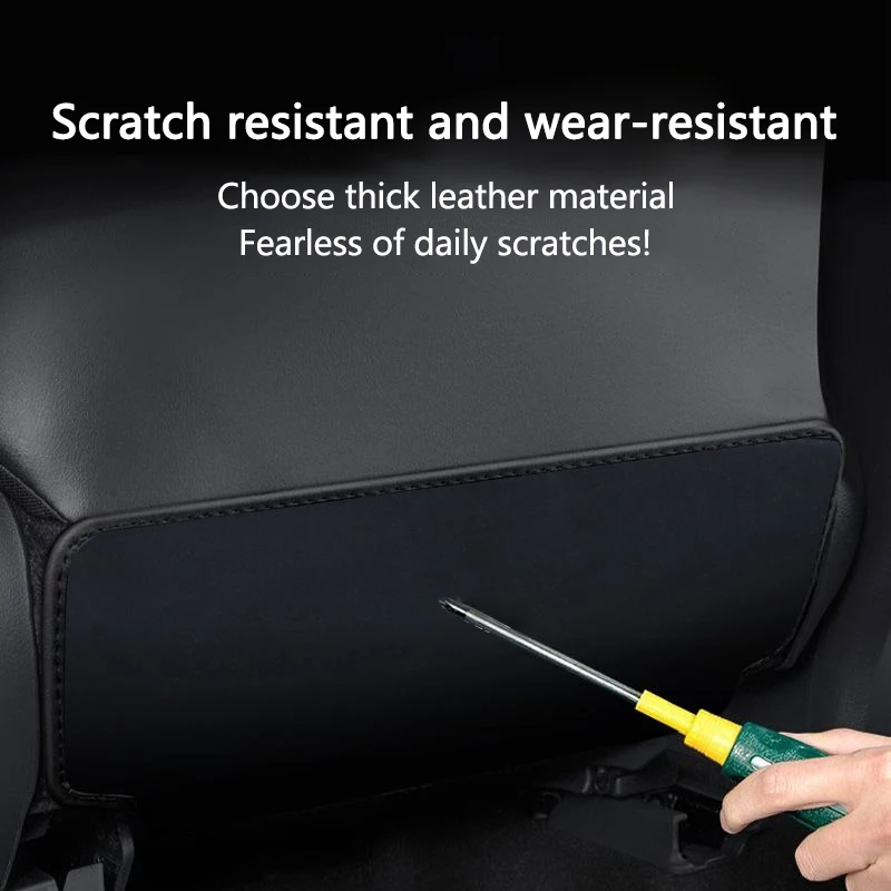 سيارة مكافحة القذرة المقعد الخلفي واقية حصيرة مكافحة ركلة الوسادة اكسسوارات لمقعد إيبيزا FR ليون ألتيا Exe 5f Mk2 Mk3 تاركو ملحق #4