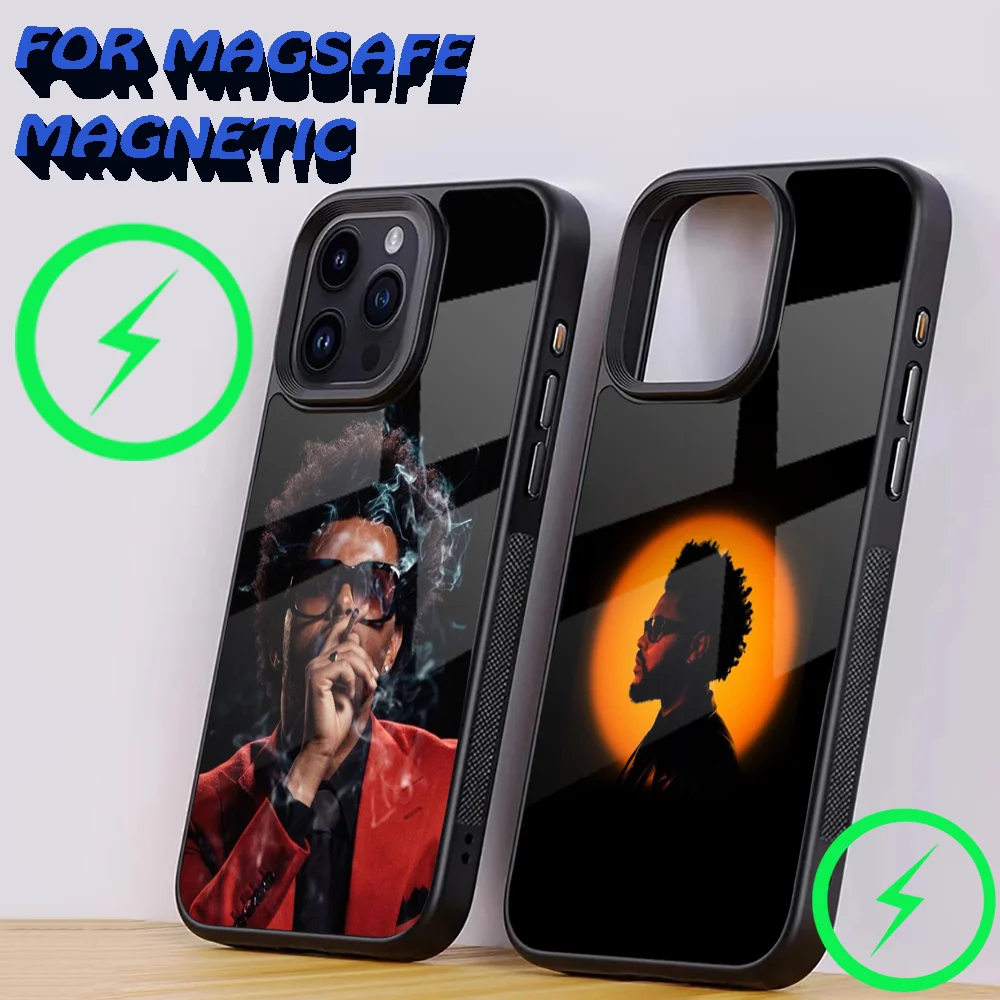 T-The W-Weeknd X-O Singer Phone Case For iPhone 15,14,13,12,11,Plus,Pro,Max Mini Magsafe Magnetic Wireless Charging