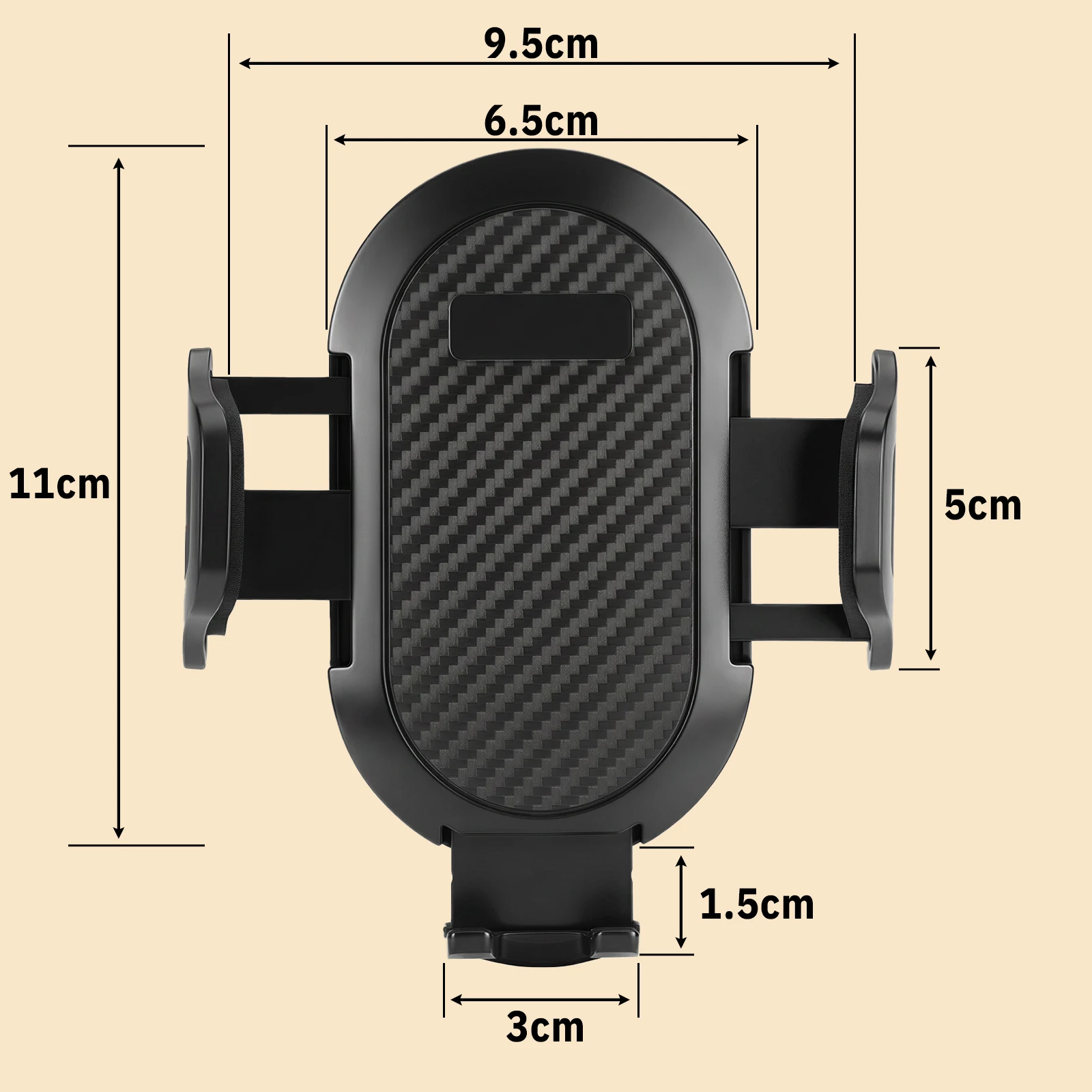 Für Toyota Raize 2021 2022 2023 2024 2025 2026 Handyhalterung, 2-in-1 Halter & Basis-Kit, OEM Clip-On Design Auto-Handyhalterung Basis – Detail 13