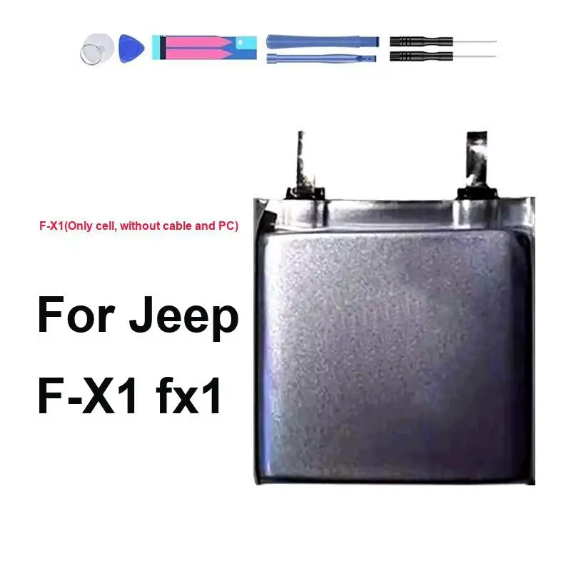 F-X1 Only cell, Without Cable And PC Smart Watch Battery Robust 740mAh For Jeep F-X1 fx1