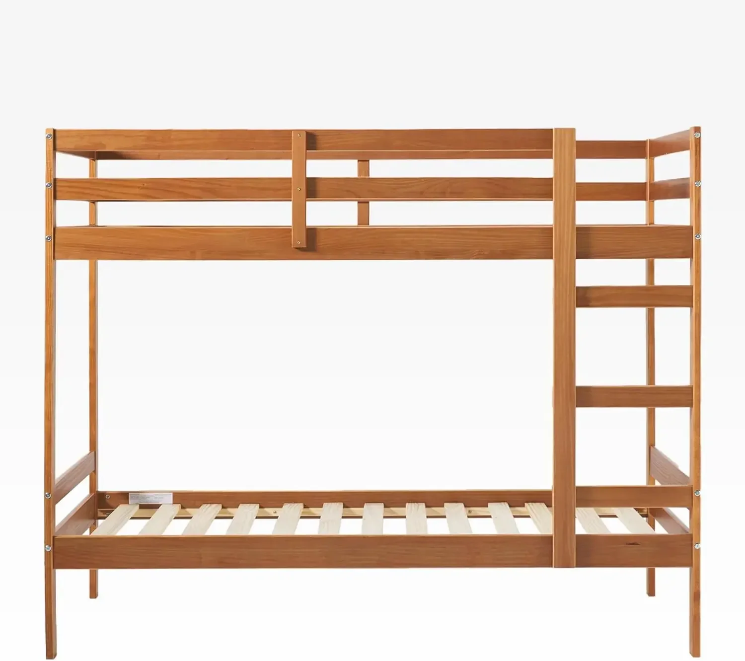 Modern Twin-Size Children's Bed Frame Bedroom, Twin-Size, Caramel