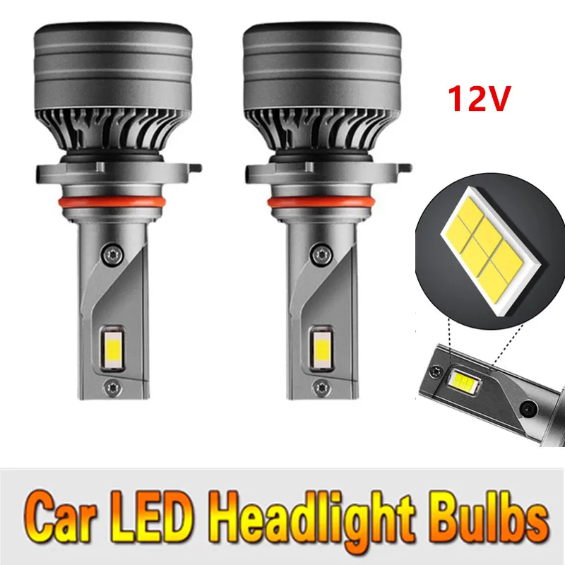 

HQ 2PCS LED Car Headlight 12V 30W H7/H4/H1 9005/HB3/H10 9006/HB4 9007/HB5 9004/HB1 Car Headlight Light Bulb Canbus Led Lamp