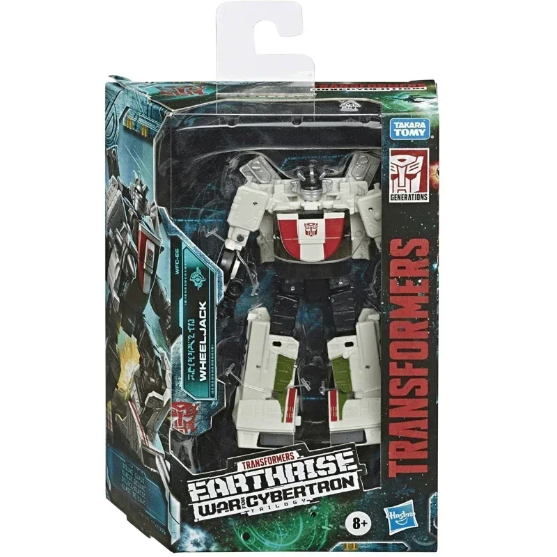 

In stock Transformers WFC-E6 lifting jack Action Anime characters Toy figure Figure model Exquisite gifts Decorations Automobile
