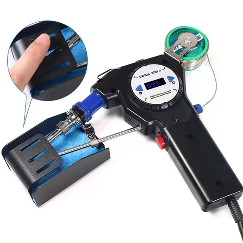 YIHUA Digital Automatic Tin Gun Portable Soldering Iron Welding Equipment Auto Sleep Adjustable Temperature Welding Repair Tool