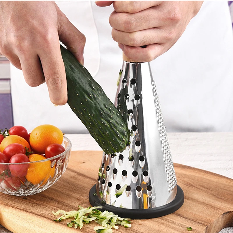 Kitchen Manual Vegetable Grater Creative Stainless Steel Fruit Potato Carrot Cheese Food Processor Garlic Grinder Slicer Tool