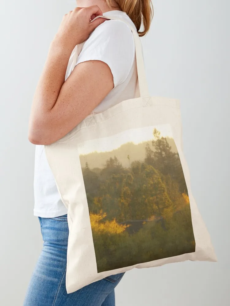 

Morning Rises on the Forest Tote Bag Reusable bags tote bag canvas Women's shopping bag tote screen