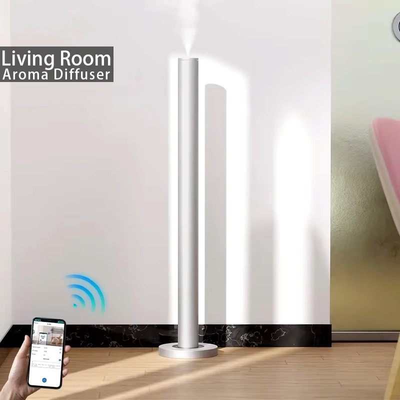 Smart Electric Home Fragrance Diffuser, Wifi Controlled Air Scent Perfume Atomizer, 100ml Capacity, Portable Aroma Machine