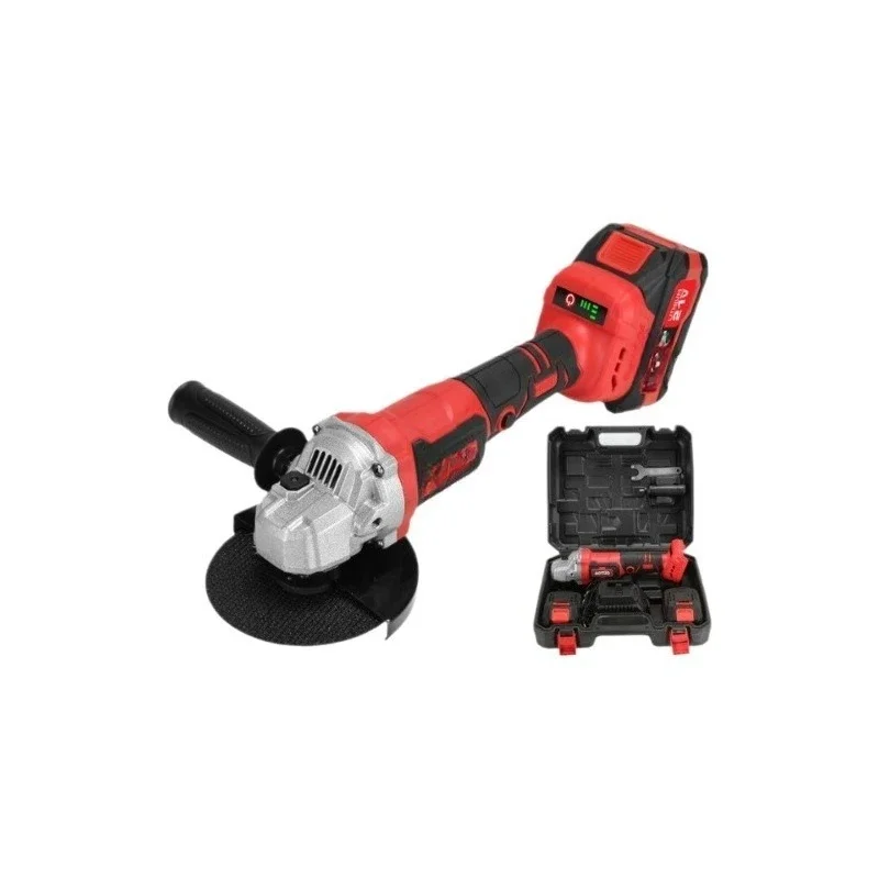Brushless lithium battery angle grinder rechargeable high-power electric grinder cutting machine handheld
