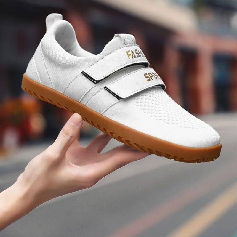2026 New Trend Sports Shoes Man Breathable Athletic Shoes Mens Hook & Loop Gym Shoes For Men Big Size 47 Man Gym Training Shoe