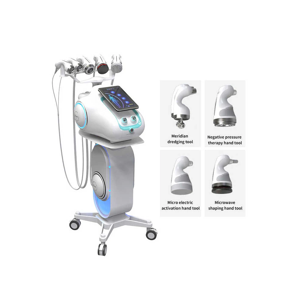 Устройство для очистки кожи 6 в 1, вакуумная машина для глубокой очистки лица с Черной головкой