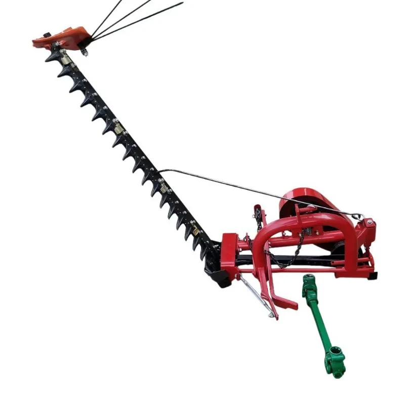 Lawn mower reciprocating lawn mower four-wheel tractor with mowing grass rear mower