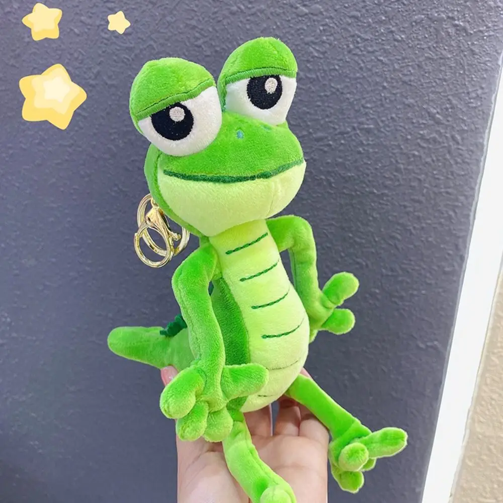 Funny Stuffed Animals Lizard Keychain Bag Pendant Ornaments Lizard Kawaii Green Lizard Green Pendant Halloween Gift