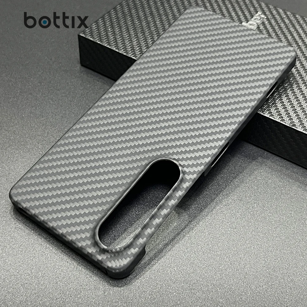 

Carbon Fiber Case For Sony Xperia 1 VII Cover 1 V 1 VI 1 IV Light Weight Anti-Fingerprint Aramid Slim Thin Back Shell Skin