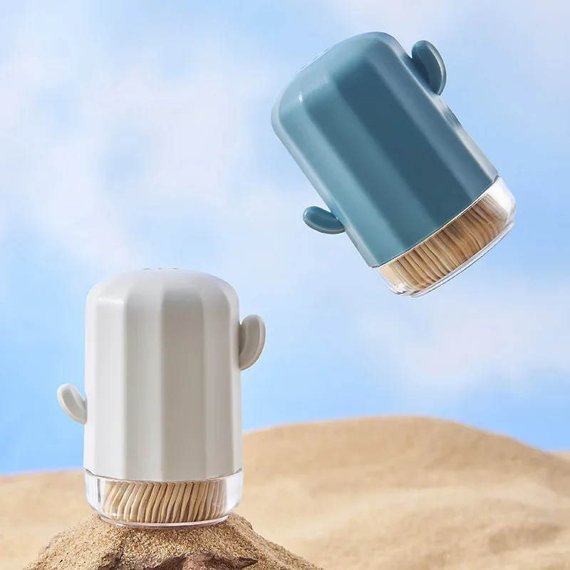 

Домашняя персонализированная креативная коробка для хранения зубочисток в форме кактуса, простой бамбук