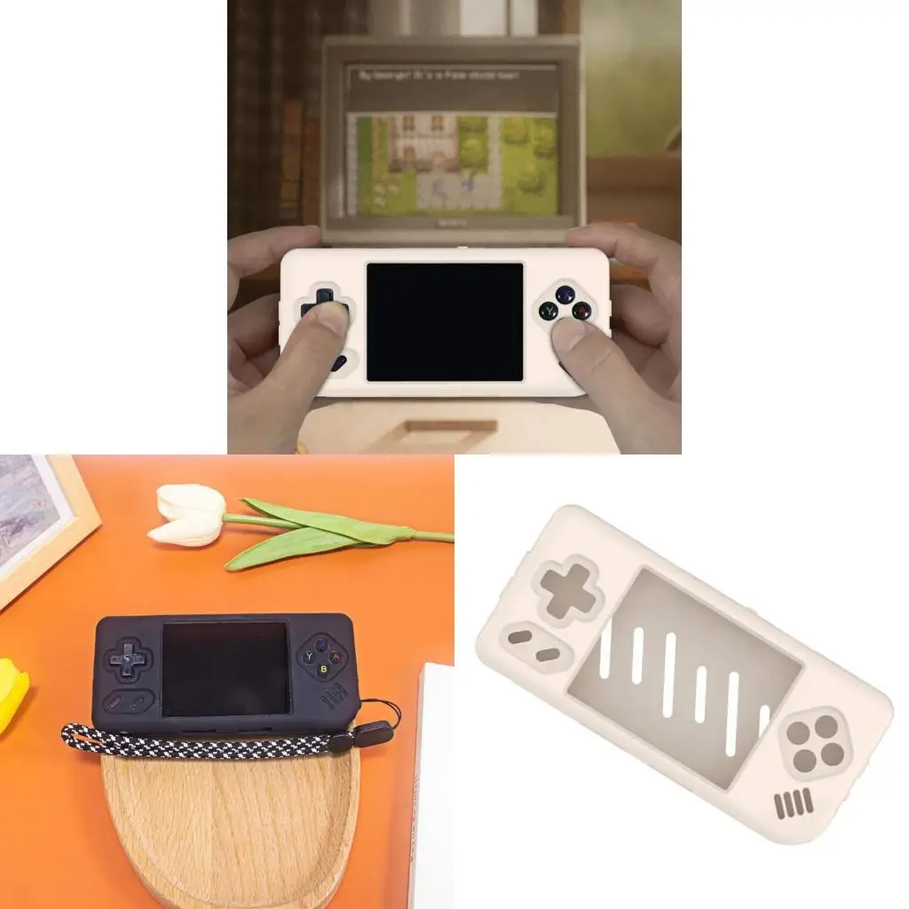 

R53C Gamepad Cover Silicone Case Scratchproof Housing Handheld Game Console Case for RG28XX Full Coverage Protector Case