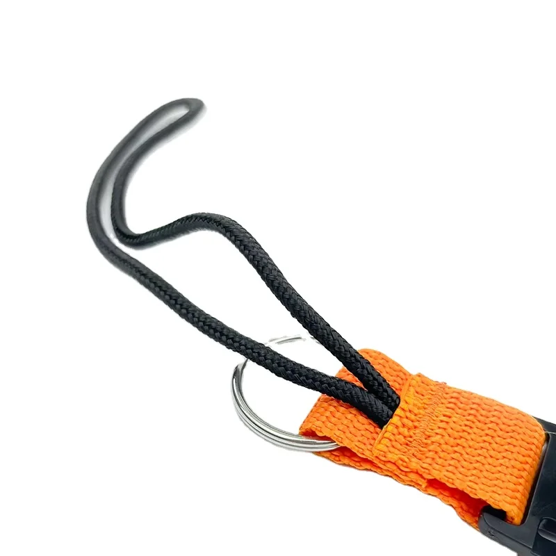 도매 오렌지 스쿠버 다이빙 랜야드 웨빙 밴드 퀵 릴리즈 버클 포함