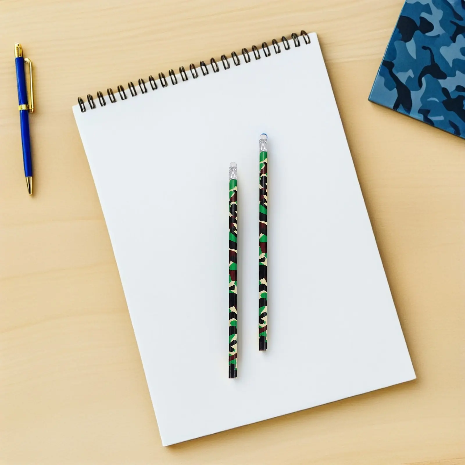 

Набор из 60 камуфляжных карандашей с лесным мотивом, 7,4 дюйма, идеально подходят для школьников, учителей, поощрений в классе